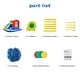 preview thumbnail 15 of 13, Outdoor Inflatable Bouncers Castle with Water Gun Toys and Slide