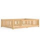 preview thumbnail 5 of 159, Wood Floor Bed with Safety Guardrails and Door