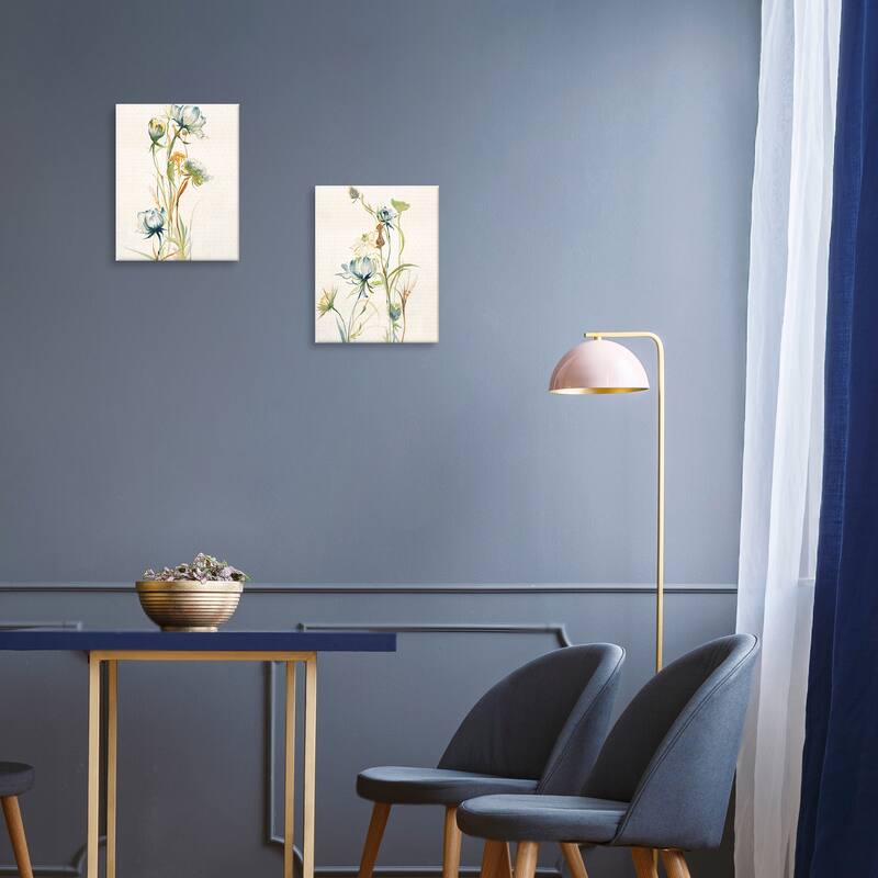 Late Summer Wildflowers I-II by Liz Jardine Canvas Art Prints