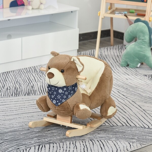 plush bear rocker