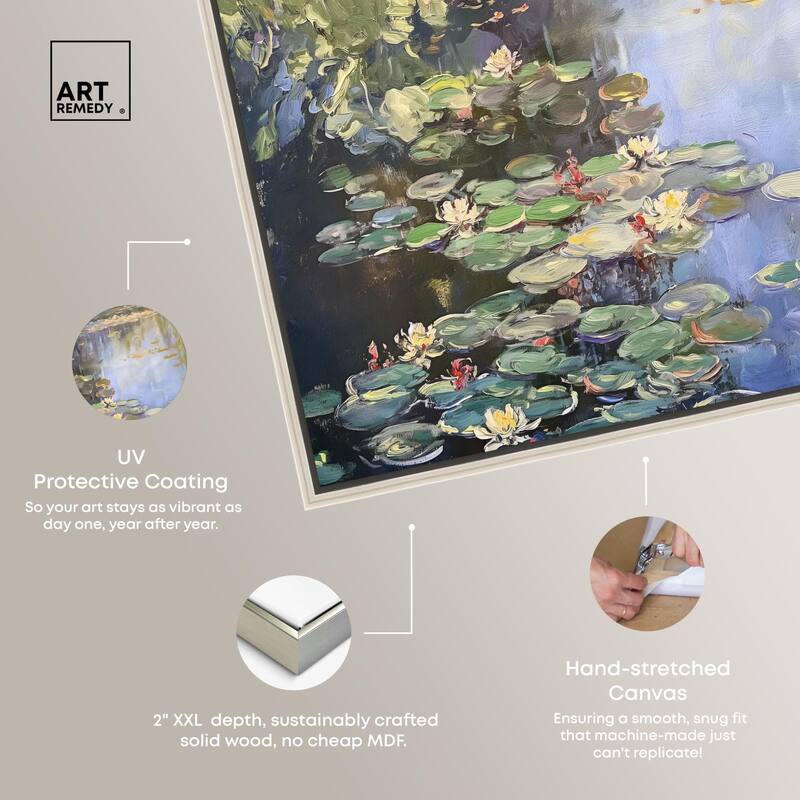 Lily Lagoon II Canvas by Art Remedy