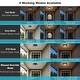 preview thumbnail 16 of 21, 2-Light Black Outdoor Farmhouse Flush Mount Ceiling Light