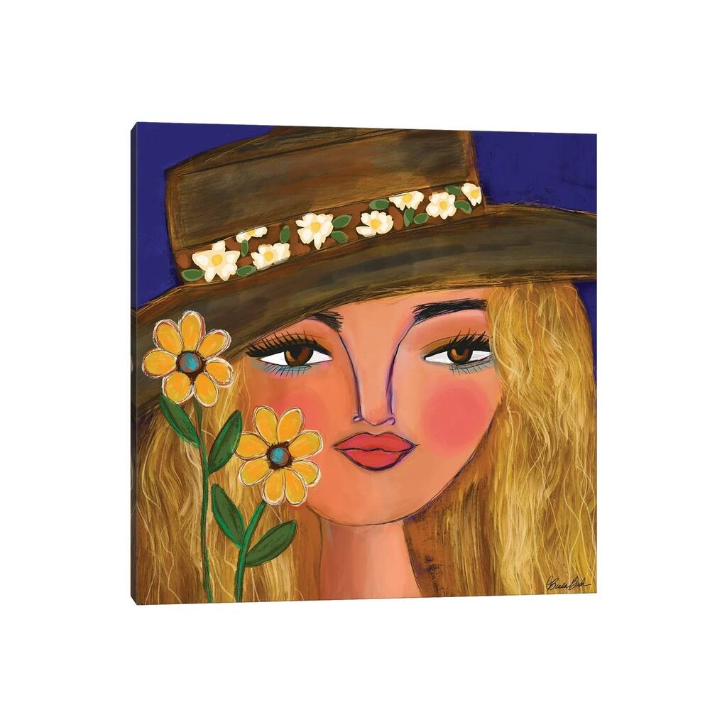 iCanvas "Vintage Hat" by Brenda Bush Canvas Print