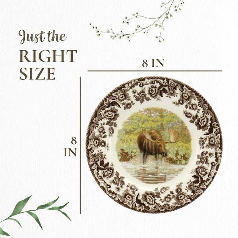 Spode Woodland Salad Plate - Assorted Animals