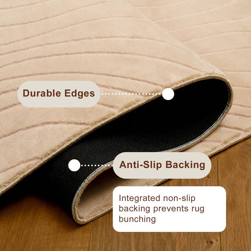 ECARPETGALLERY Somos Modern Machine Washable Area Rug