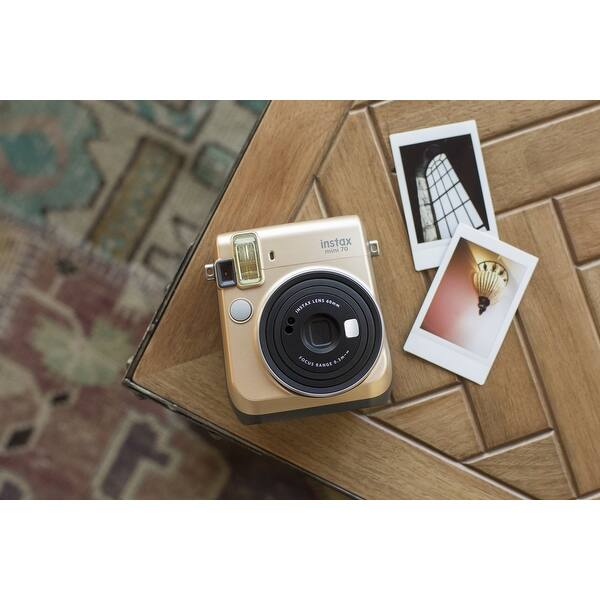 Shop Fujifilm Instax Mini 70 Instant Film Camera Gold Overstock 29141212