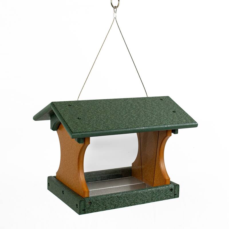 OUTDOOR LEISURE PRODUCTS Model GM17TGC Small Bird Feeder Made with High Density Poly Resin