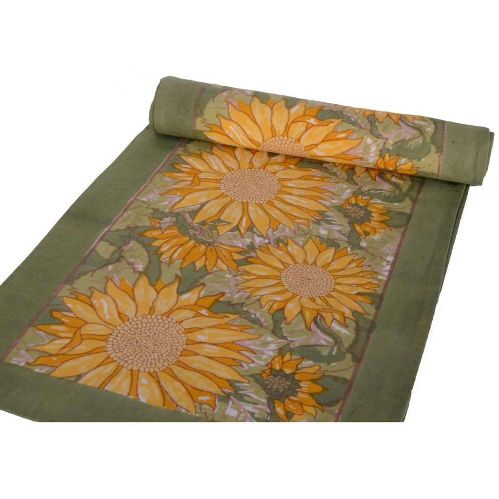 Couleur Nature Sunflower Table Runner