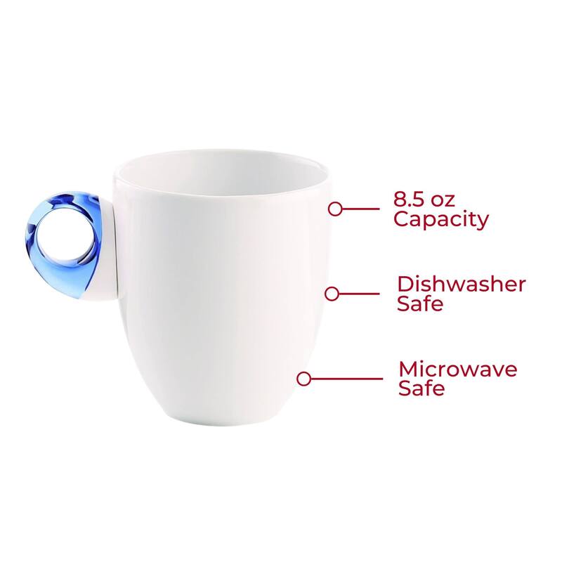 Guzzini Set of 4 Everyday Feeling Mugs
