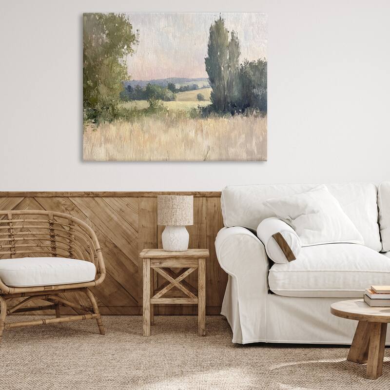 Stupell Tranquil Abstract Countryside Canvas Wall Art Design By Petal Prints Design