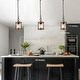 preview thumbnail 11 of 11, The Gray Barn Farmhouse 1-Light Cylinder Pendant Glass Lighting for Kitchen Island