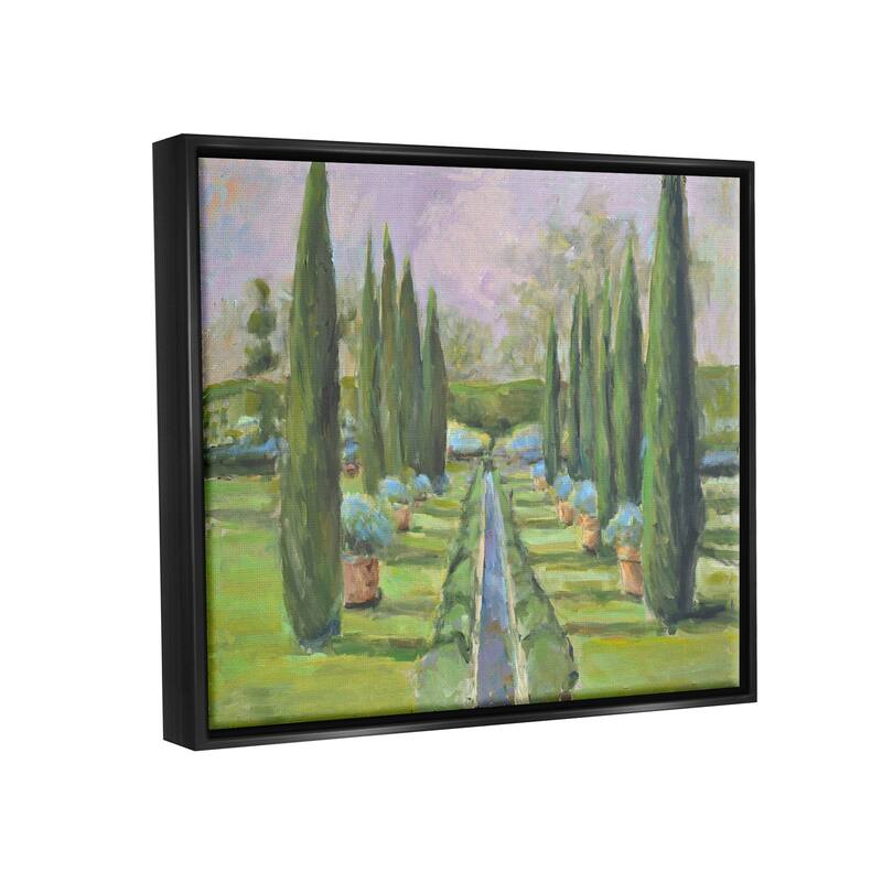 Stupell Elegant Manicured Gardens Landscaped Topiary Greenery Floater Frame, Design by Allayn Stevens