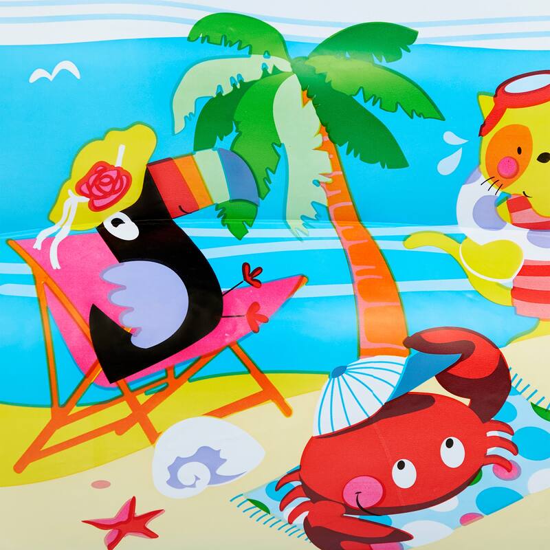 Intex 8.5ft x 5.25ft x 18in Swim Center Paradise Seaside Inflatable Kiddie Pool - 9