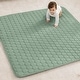 preview thumbnail 34 of 90, Premium Play Mat - Soft and Comfortable Kids & Toddler Play Mat with Non-Slip Bottom by Comfy Cubs Fern - Square - 56" x 56"