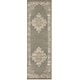 preview thumbnail 20 of 135, Nourison Grafix Distressed Vintage Medallion Area Rug 2' x 6' - Olive