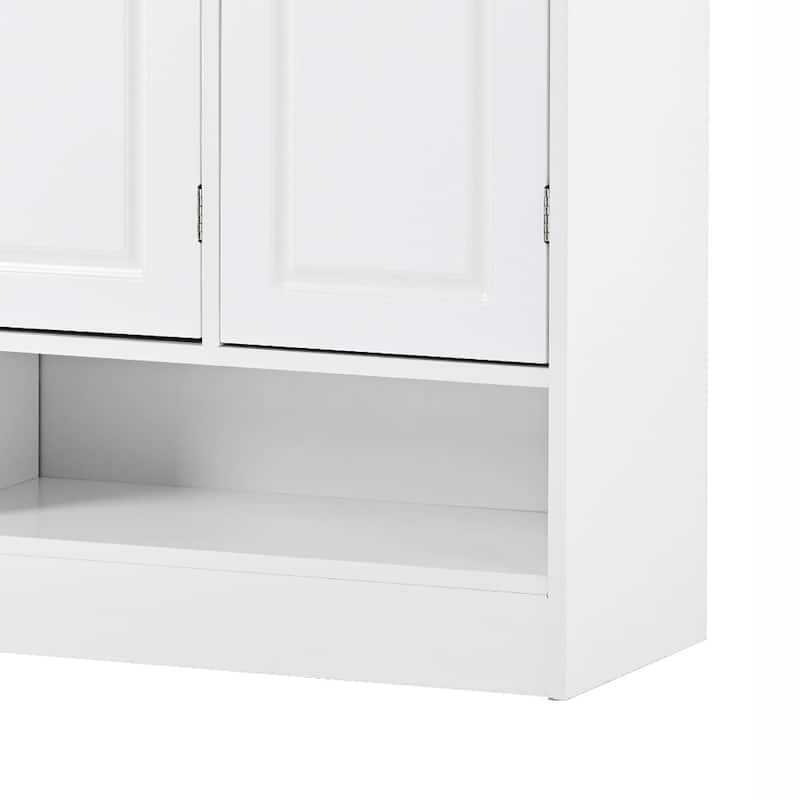 Elegant Minimalist Wooden Shoe Storage Cabinet