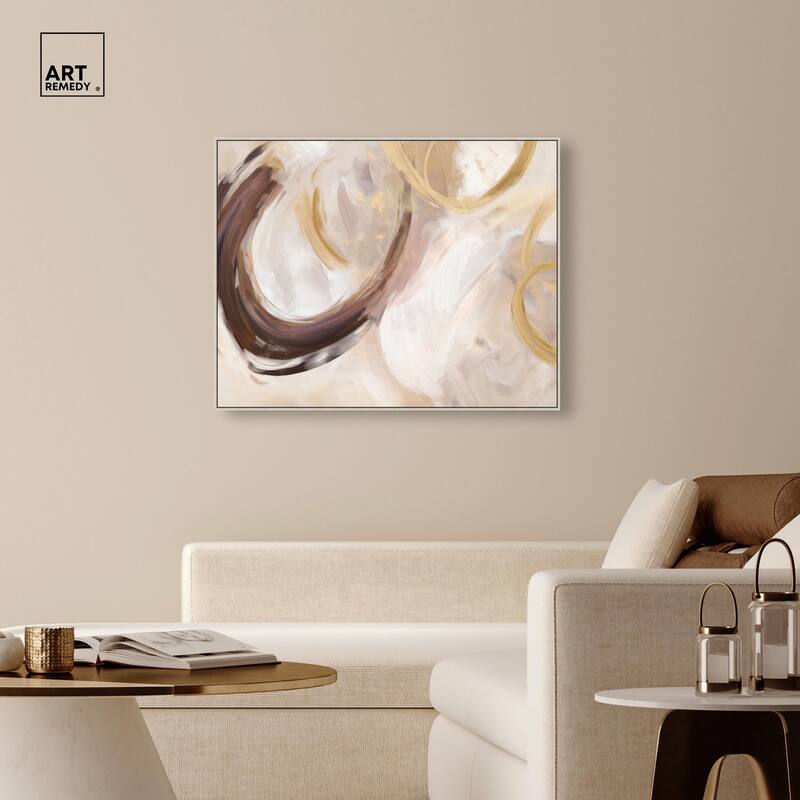 Dreamy Swirls I Canvas by Art Remedy