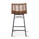 preview thumbnail 10 of 17, Bali Kubu Rattan Stools, Set of 2
