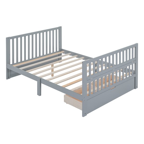 Full size bed frame for convertible crib clearance