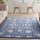 preview thumbnail 1 of 5, Nourison Whimsicle Modern Persian Floral Navy Ivory Area Rug 4' x 6' - Navy Multicolor - Runner/Rectangle