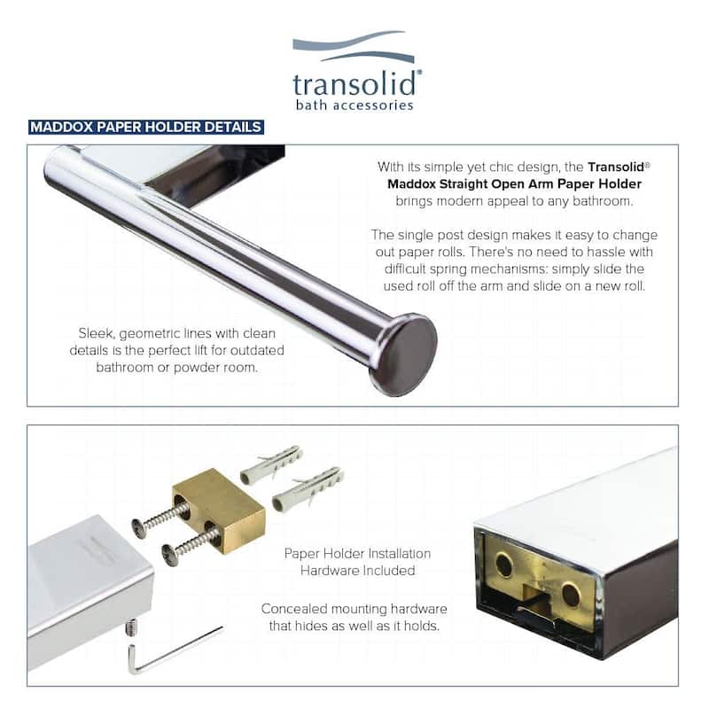 Transolid MSPH Maddox Wall Mounted Toilet Paper Holder