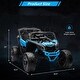 preview thumbnail 2 of 3, 12V Electric Off-Road Ride-On UTV Car with Big Seat, Music, LED Light, Spring Suspension, Best Gift for Christmas, Blue