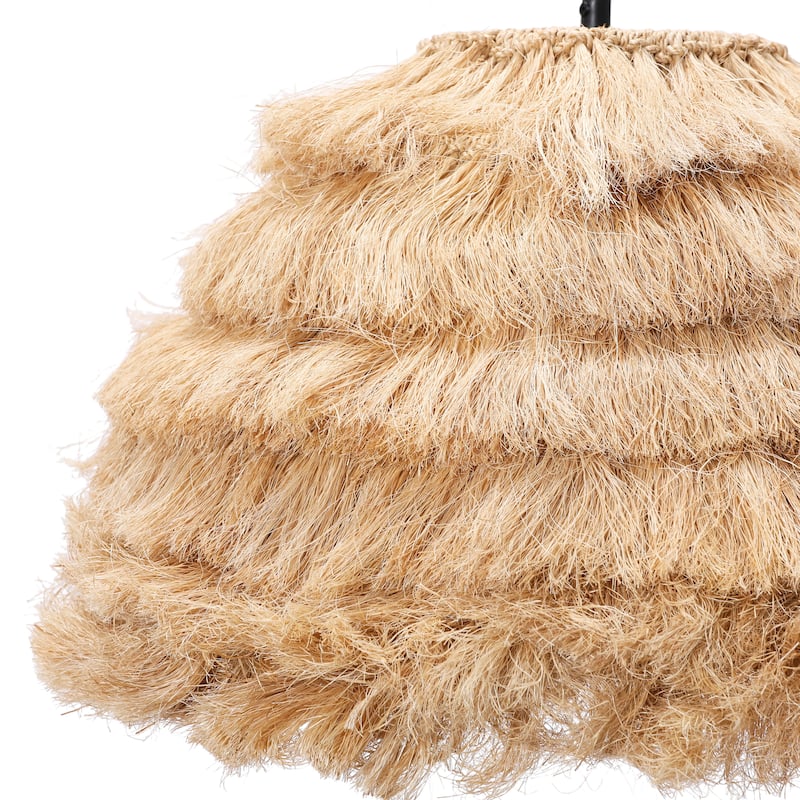 Natural Fiber Pendant Lamp