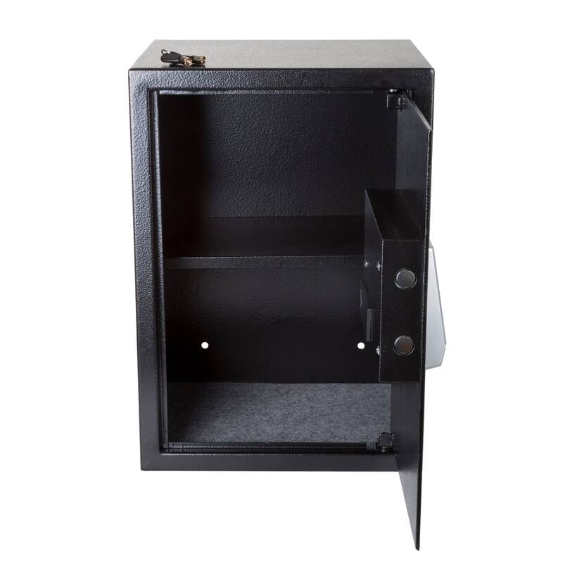 Electronic Combination Safe - Large Steel Strongbox with Keypad, Manual Override Key - Protect Money, Jewelry, More by Stalwart