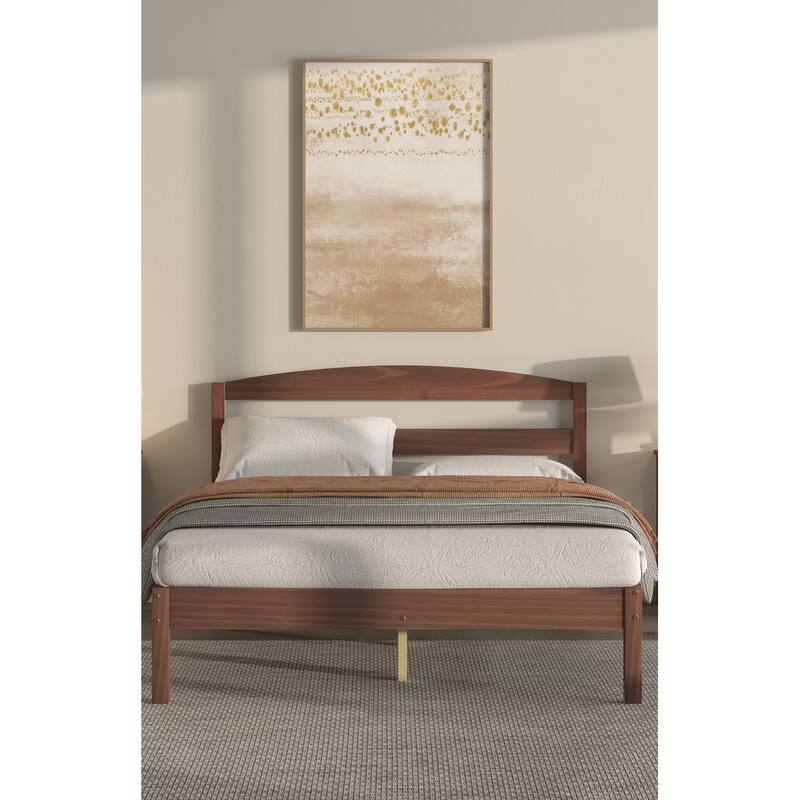 Alexander Platform Bed - Mahogany - Full