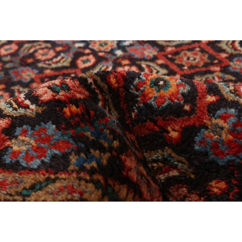 ECARPETGALLERY Hand-knotted Andelz Navy Wool Rug - 3'9 x 10'5