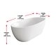 preview thumbnail 114 of 173, Adler Soaking Bathtub in Glossy White