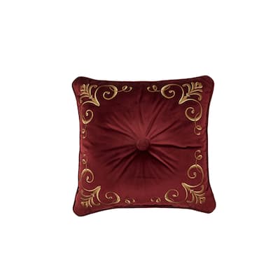 Bordeaux 18" Square Decorative Throw Pillow
