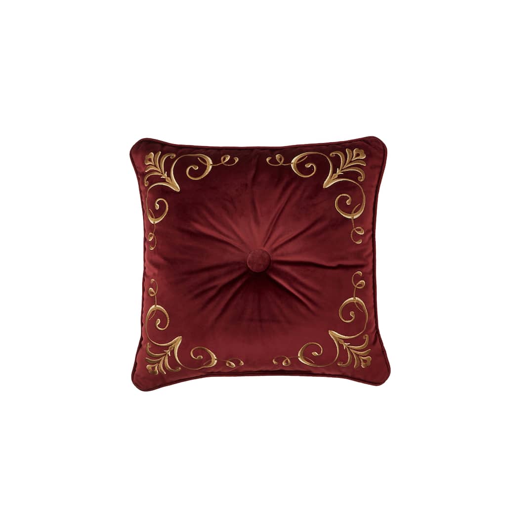 Bordeaux 18" Square Decorative Throw Pillow
