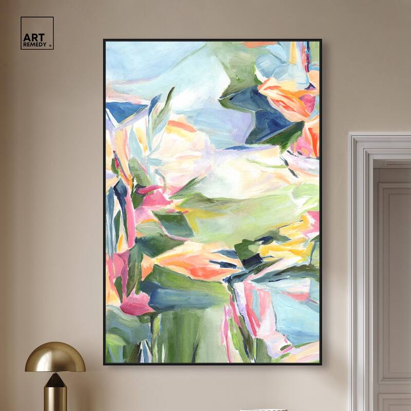 Sunkissed Garden Canvas by Art Remedy