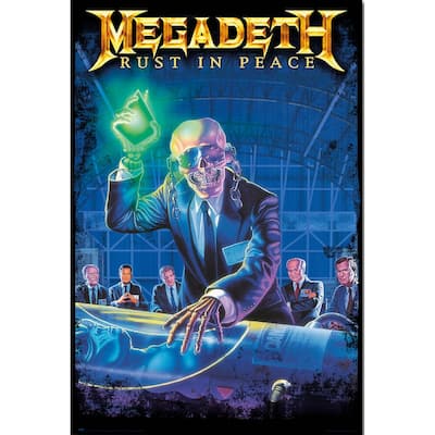 Megadeth - Rust In Peace Art Poster - 24 x 36 Inch