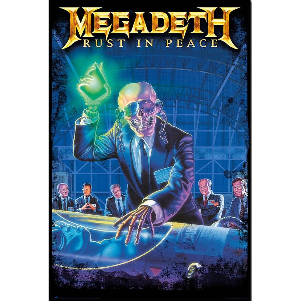 Megadeth - Rust In Peace Art Poster - 24 x 36 Inch