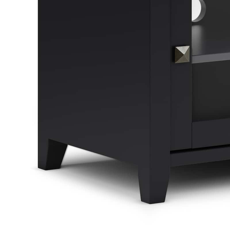 WYNDENHALL Essex Wood TV Media Stand - 48'' x 17.5'' x 21
