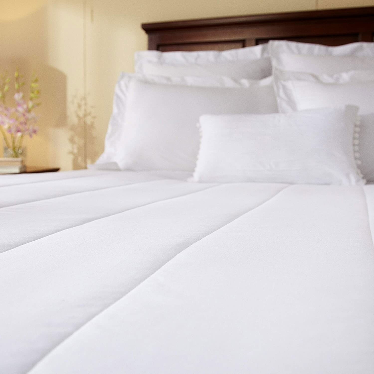 Sunbeam Soft Quilted Electric Heated Mattress Pad King White Washable - On  Sale - Bed Bath u0026 Beyond - 36513766