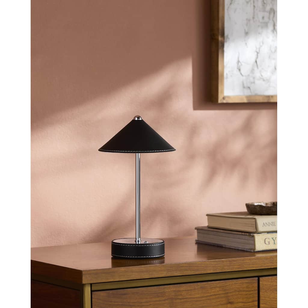 Livabliss Nomelle Modern Accent Table Lamp - 11"H x 6"W x 6"D