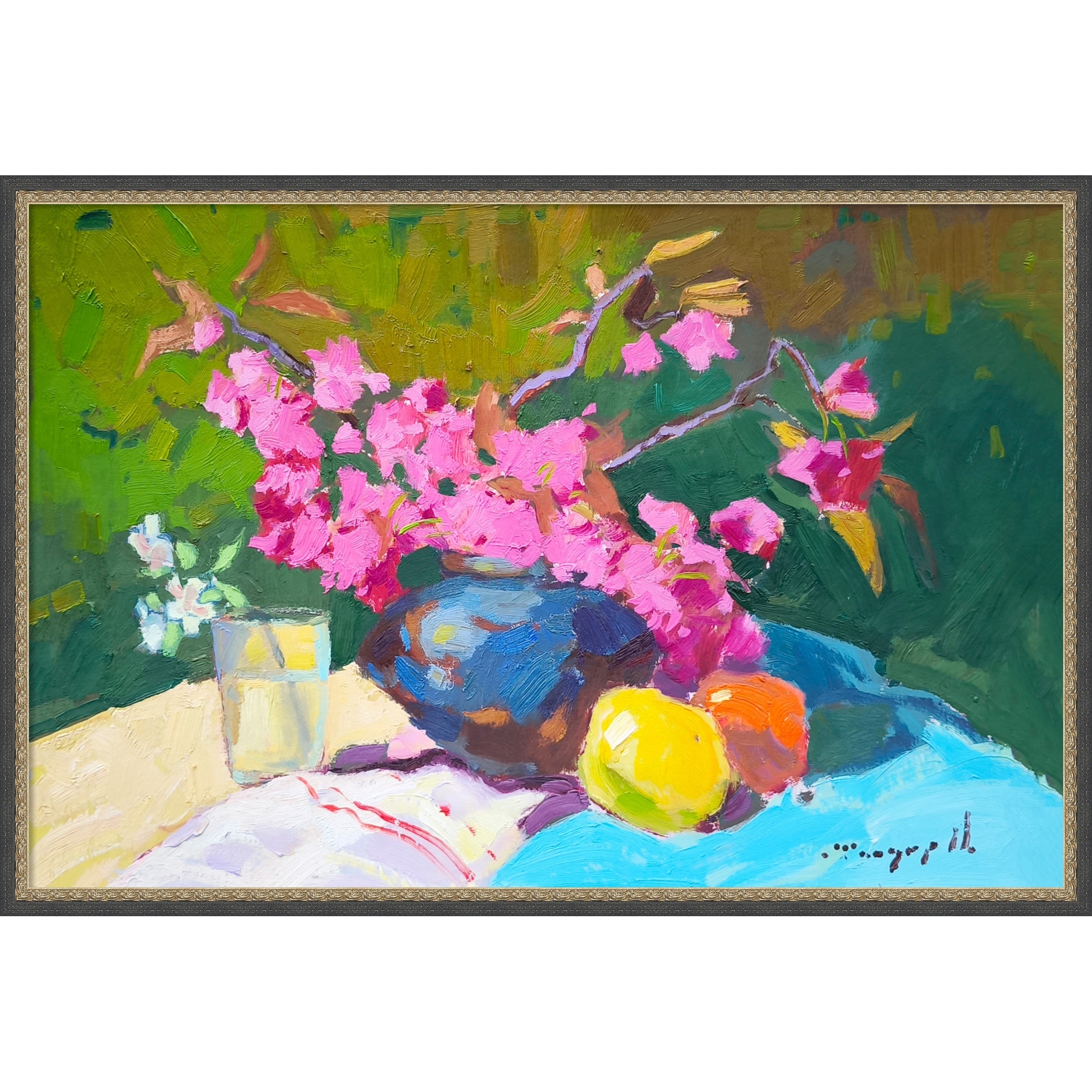 Colors of April by Alexander Shandor Framed Mounted Canvas Wall Art Print
