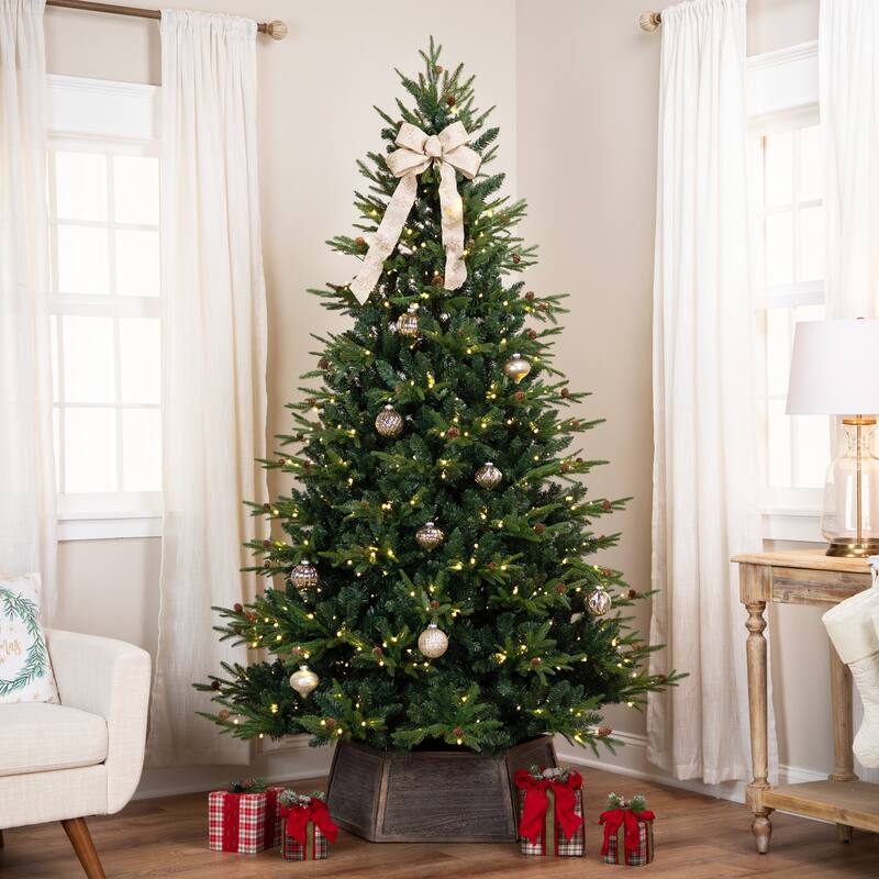 Real Touch™ Pre-Lit Shenandoah Pine Artificial Christmas Tree - 6.5' Warm White LED - 6.5 Foot