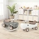 preview thumbnail 12 of 18, Costway Convertible Rocking Horse & Sliding Car with Detachable - See Details