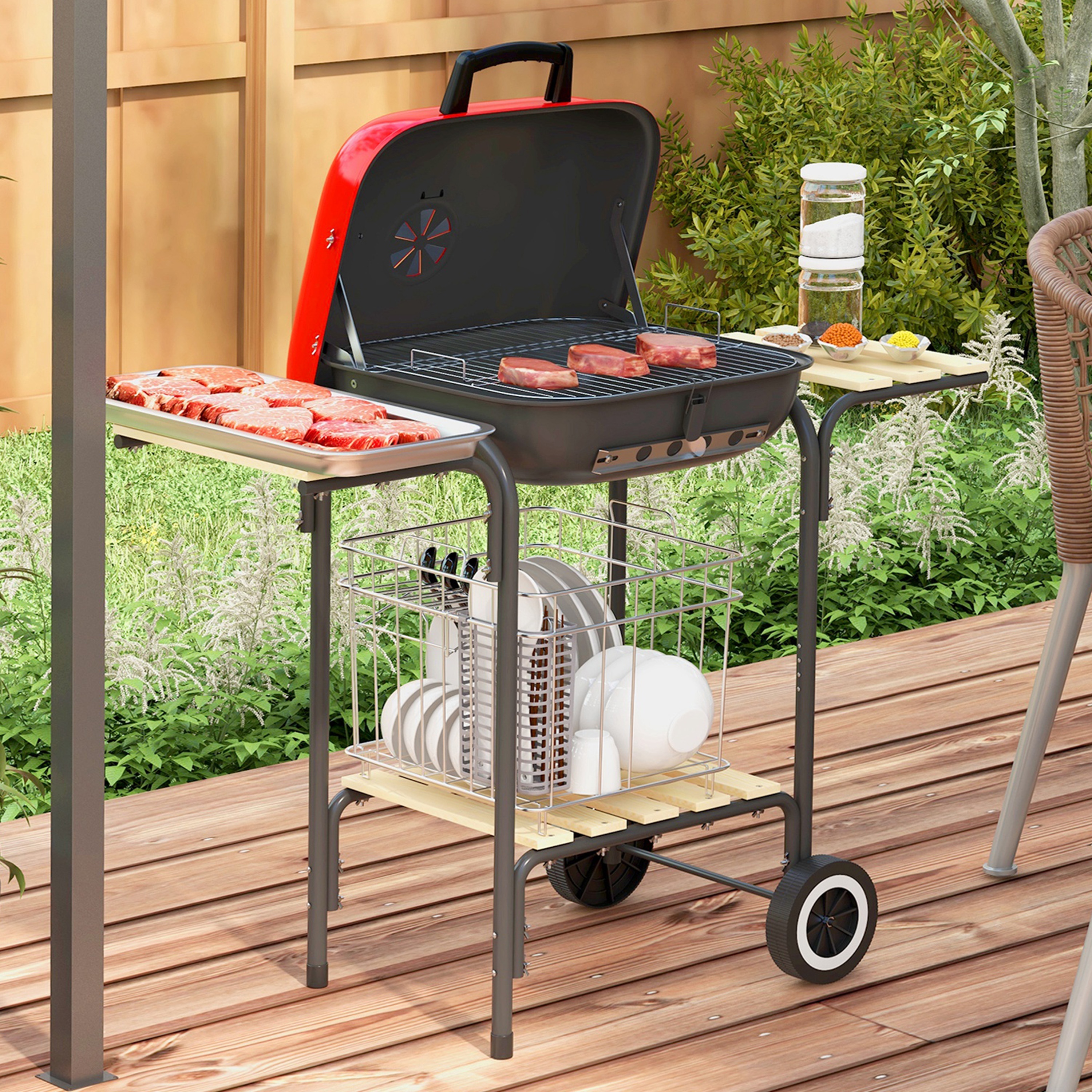 Everdure CUBE Portable Charcoal Grill Graphite N A Bed Bath Beyond 22736222