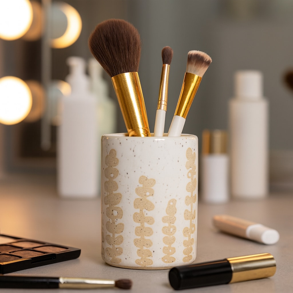 Pencil-Cup---Ivory-Tan-Ceramic