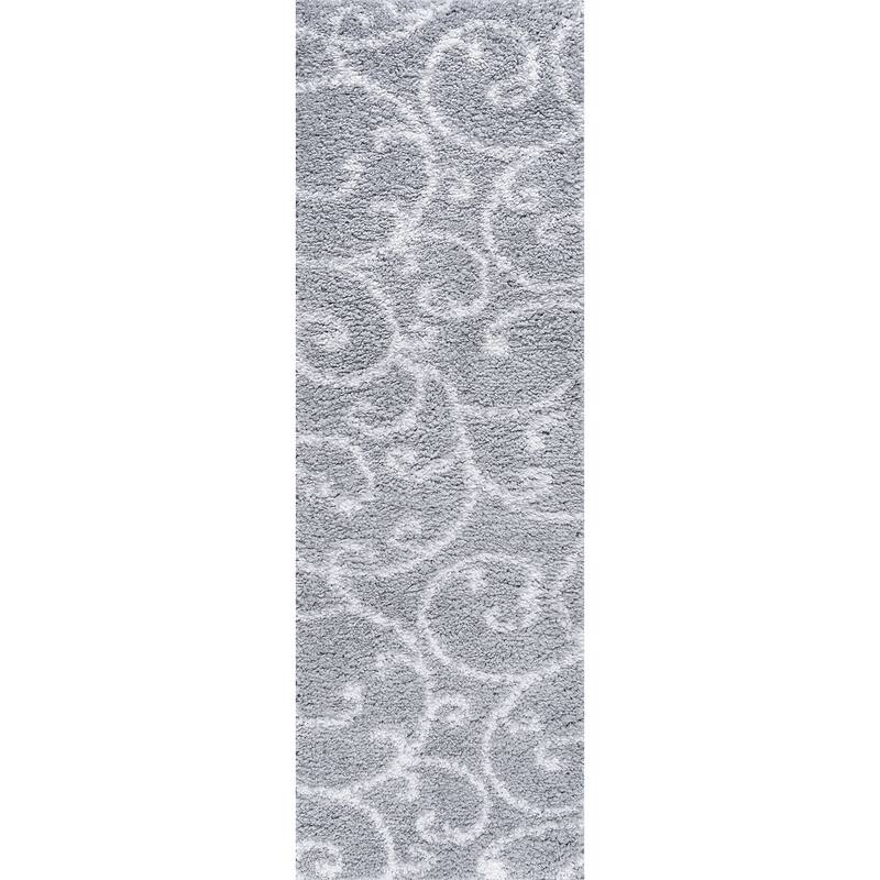 Sohni Shag Farmhouse Floral Indoor Area Rug