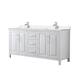 Option White / White Quartz Top / Polished Chrome