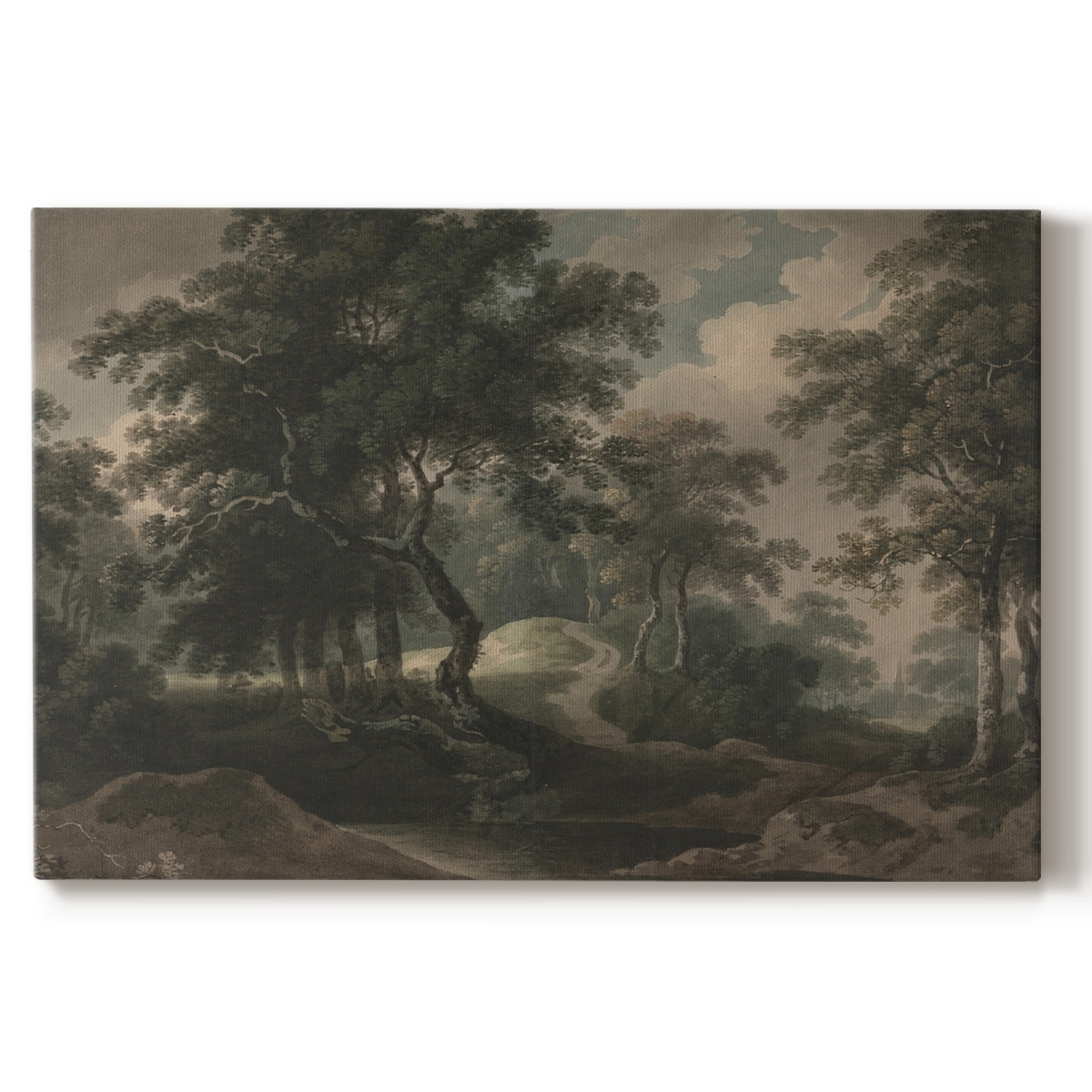 Vintage Landscape -CDXXXIII -Gallery Wrapped Canvas - On Sale