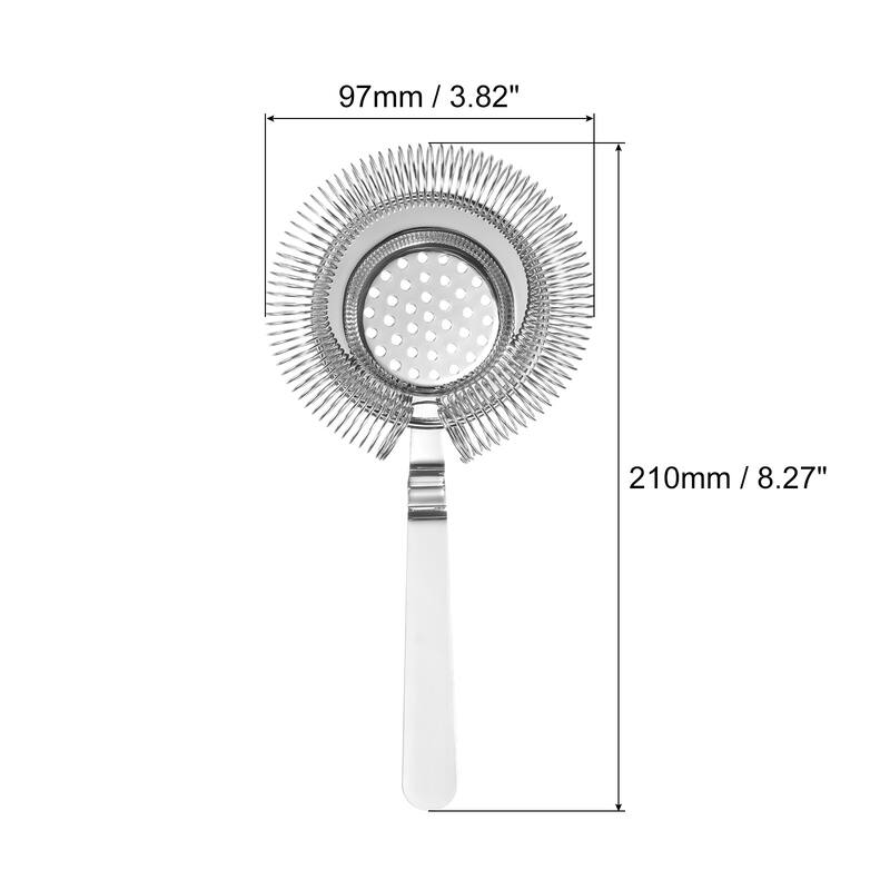 Cocktail Strainer, 1pcs Stainless Steel Bar Strainer for Drinks, 210mm