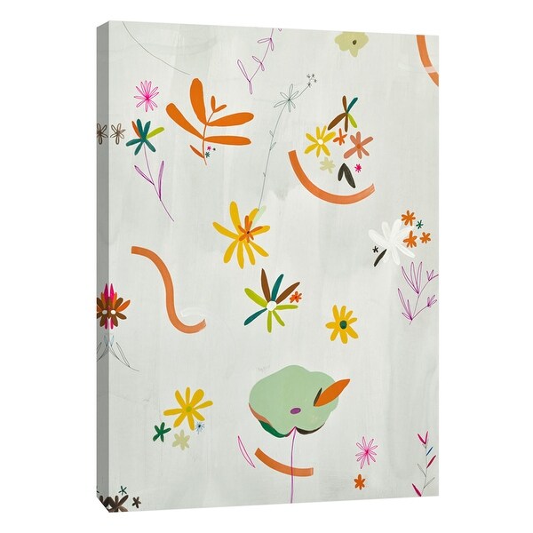 PTM Images 9-108676 PTM Canvas Collection 10" x 8" - "Colorful Spring" Giclee Flowers and Leaves Art Print on Canvas