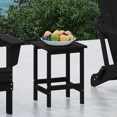 Laguna Hdpe All Weather Outdoor Patio Square Side Table